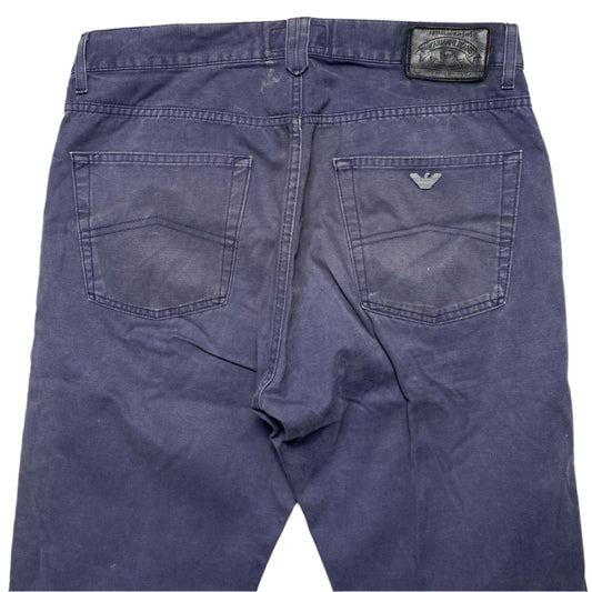 Armani Vintage Navy Trouser Jeans (34W)