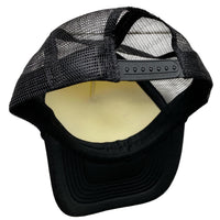Corteiz Black and White Trucker Cap