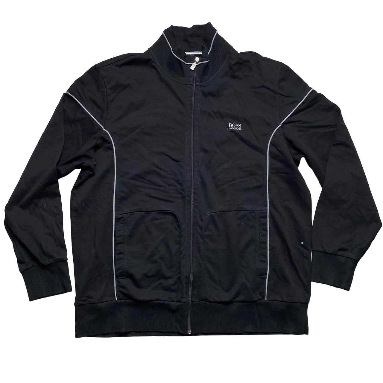 Hugo Boss Black and White Tracksuit Jacket (2XL)