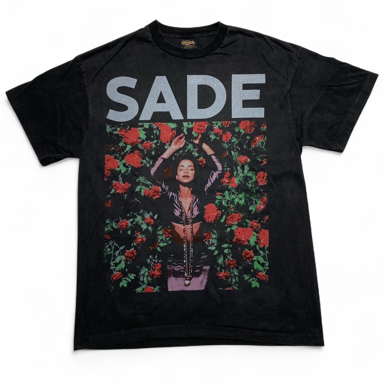 Sade Vintage 90’s Kiss Of Life Single Stitch Black T Shirt