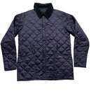 Barbour Navy And Black Quilted Jacket (S)