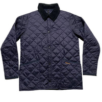 Barbour Navy And Black Quilted Jacket (S)