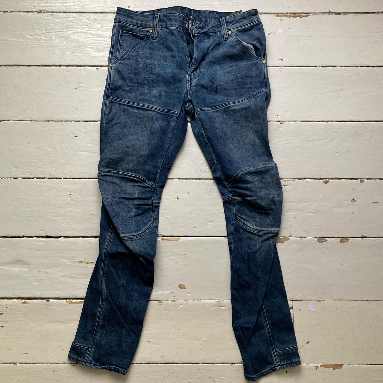 G Star Blue Twisted Jeans