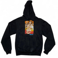 Hook Ups Anime Girl Hoodie Black (S)