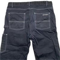 Carhartt WIP Double Knee Pant Cargo Black Trousers (34W)