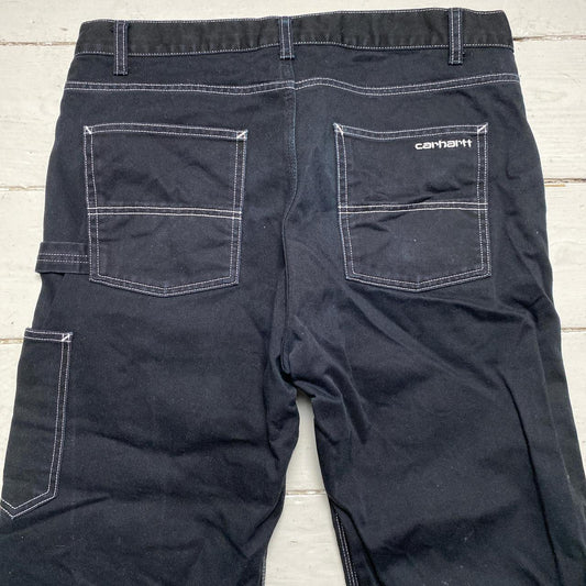 Carhartt WIP Double Knee Pant Cargo Black Trousers