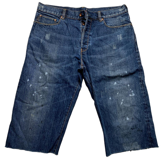 Paul Smith Red Ear Jort Baggy Jean Cut Down Shorts (34W)