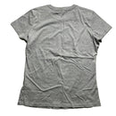 True Religion Womens Rhinestone Grey White and Pink Buddha T Shirt (L)