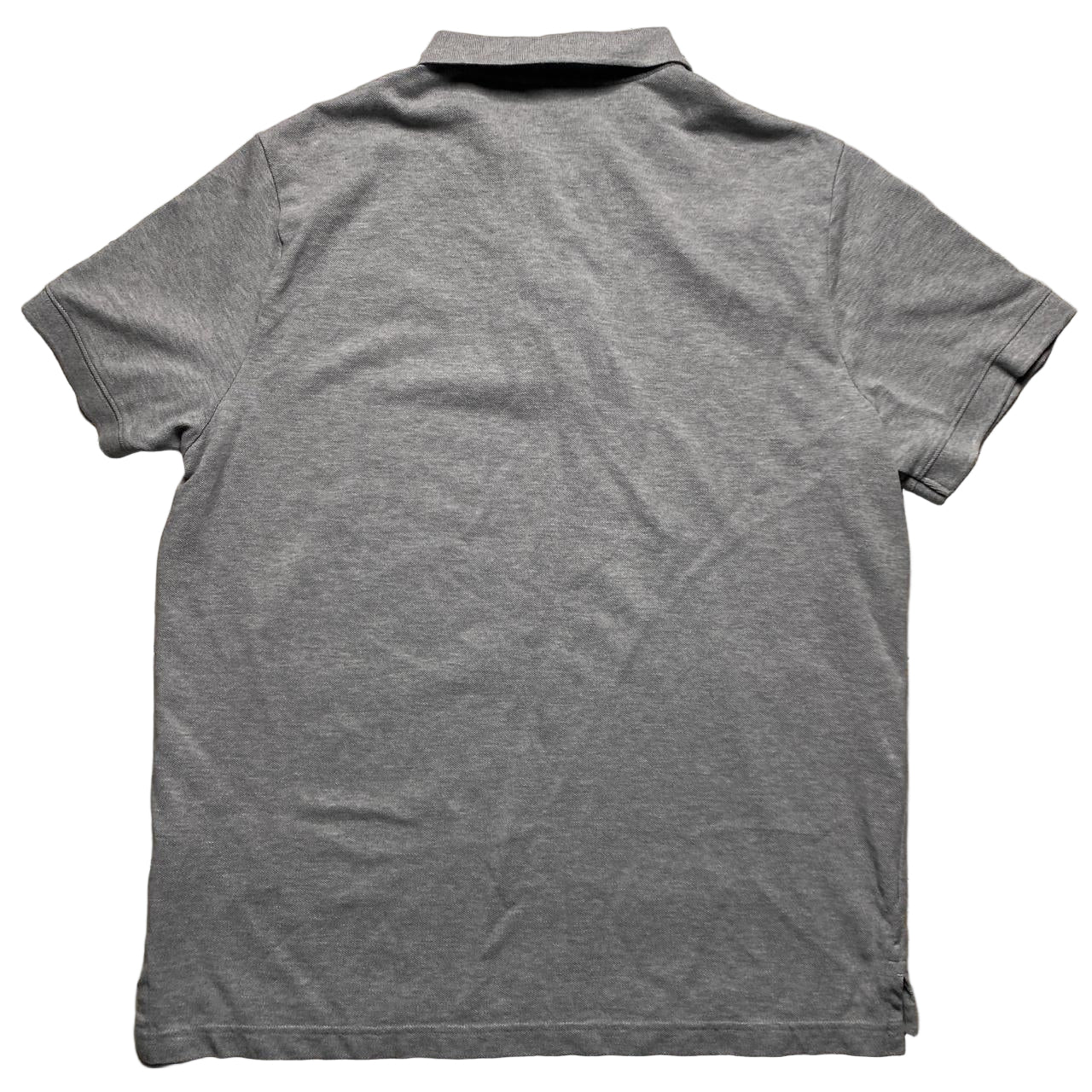 Nike Grey and White Polo Shirt (XL)