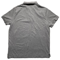 Nike Grey and White Polo Shirt (XL)