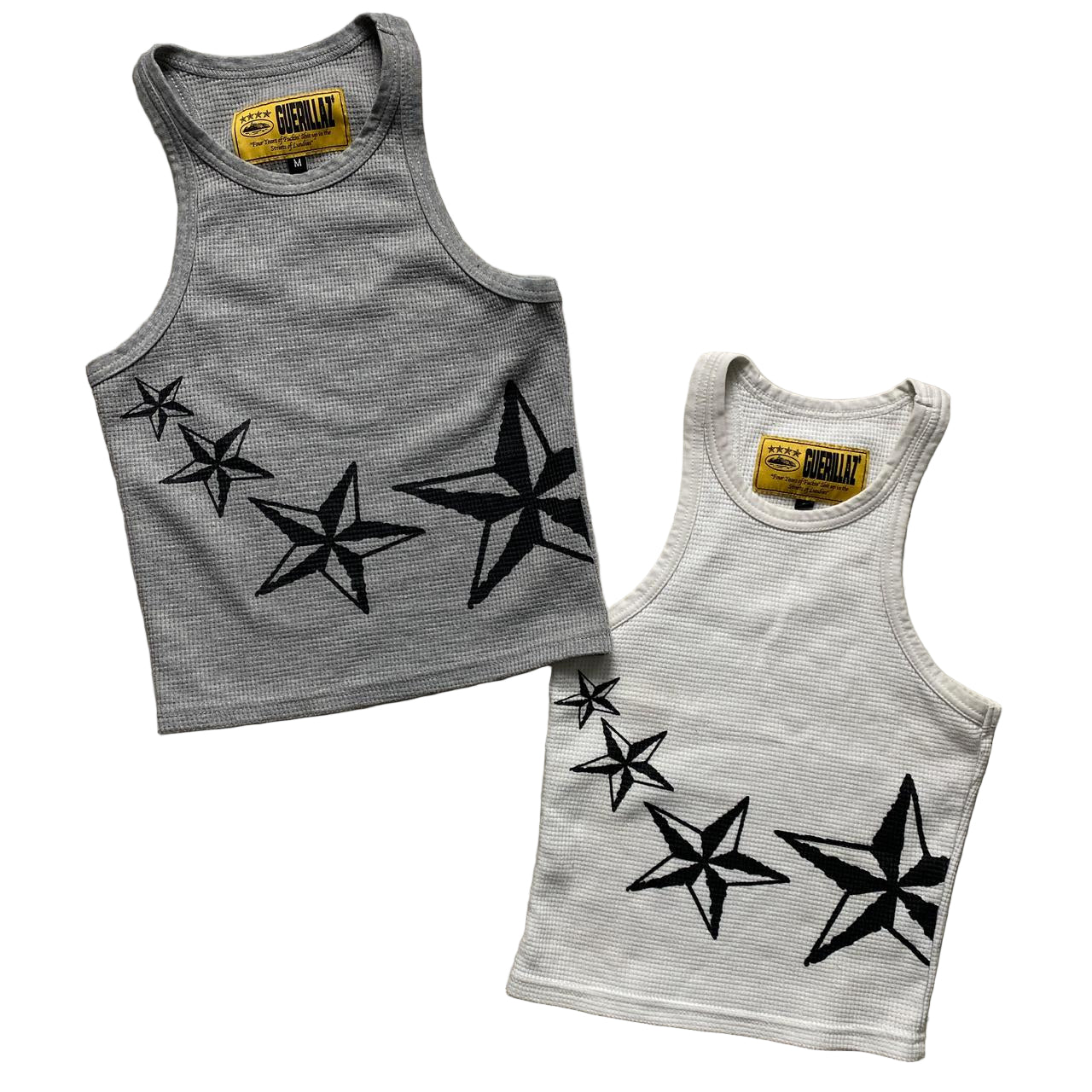 Corteiz 4 Stars Tank Crop Tops Vest (S/M)