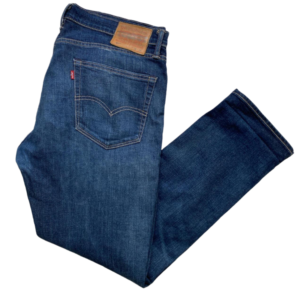 Levis 511 Dark Navy Slim Straight Jeans (36W)