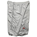 Fila Shell Trackpant Baggy Shorts Silver Black and Red (2XL)