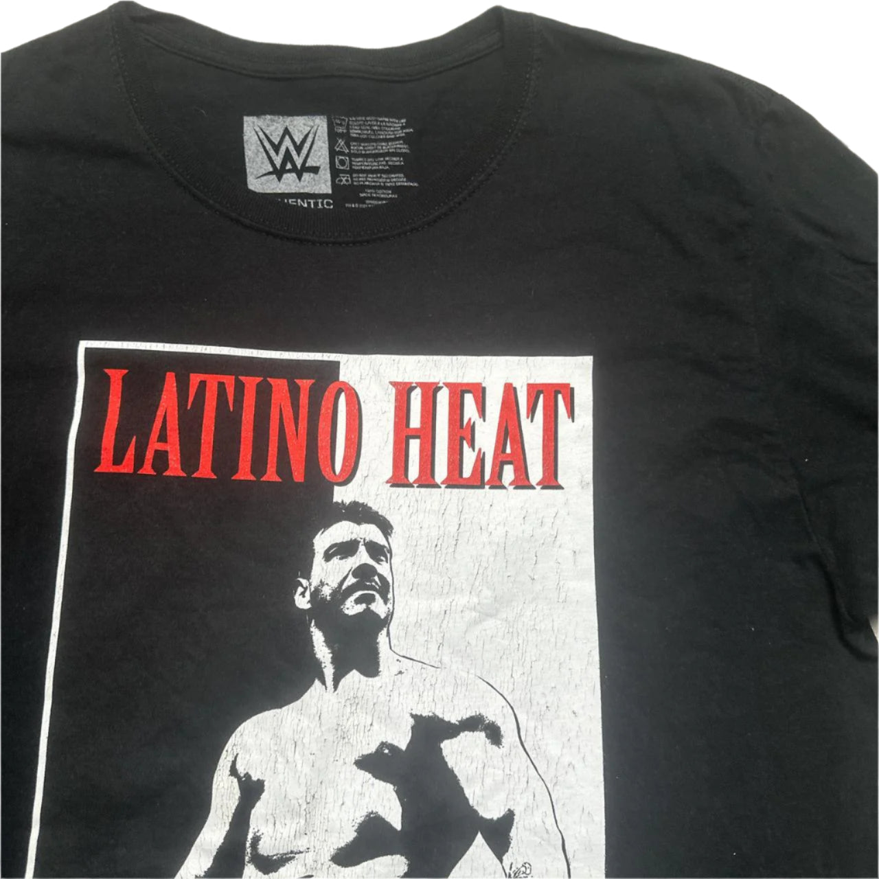 WWE Wrestling Latino Heat Eddie Guerrero Scarface T Shirt (L)