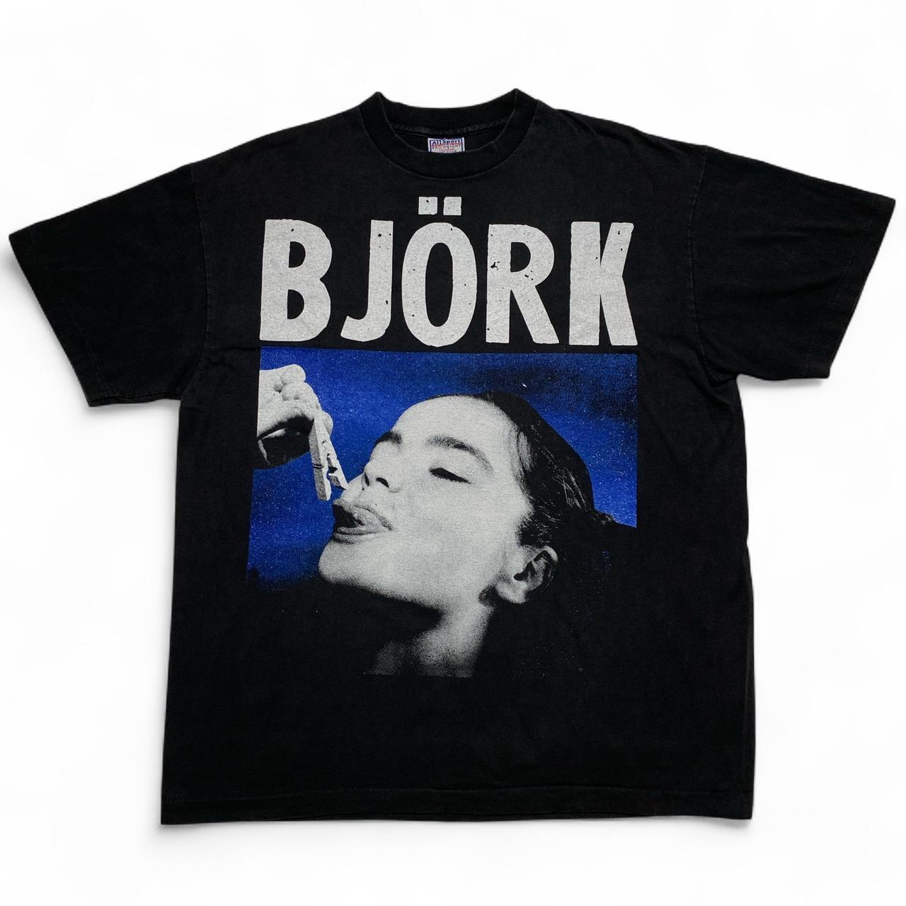 Bjork Vintage 90’s Single Stitch Theres More To Life Than This Black T Shirt