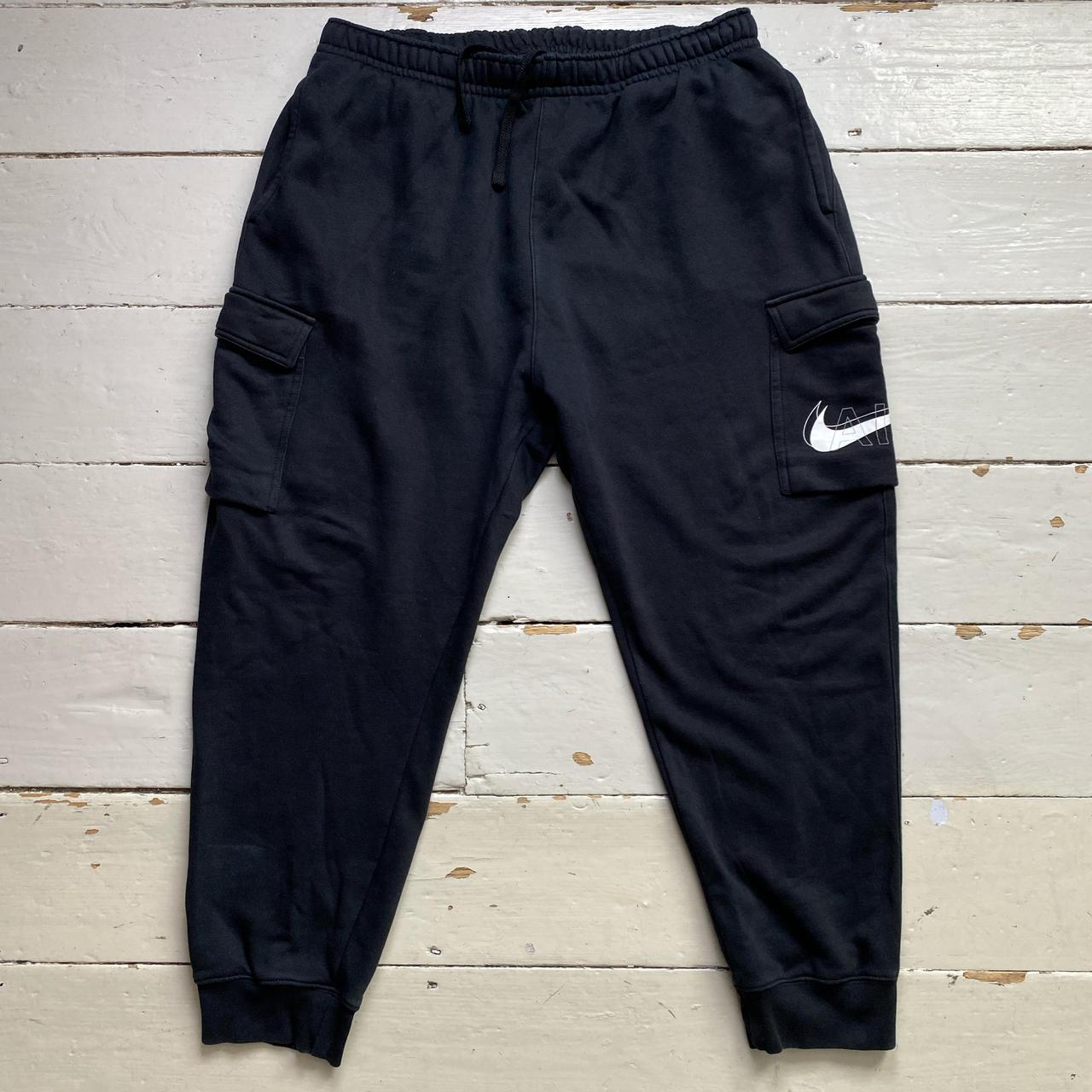 Nike Black and White Big Swoosh Jumper and Cargo Tracksuit