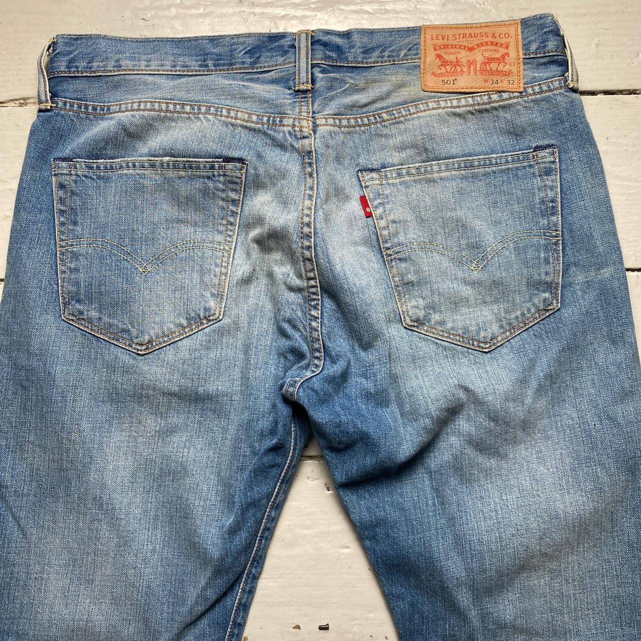 Levis 501 Light Blue Jeans