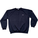 Reebok Navy and White Crewneck Jumper (M)
