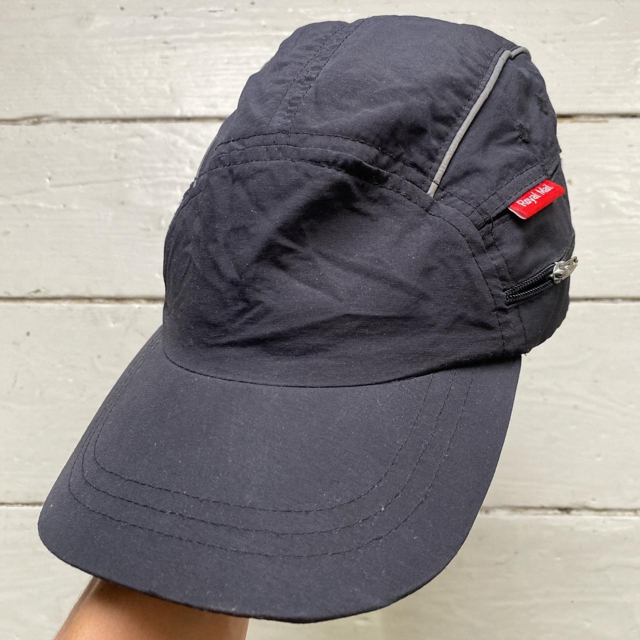 Royal Mail Black Cap with Sun Protector