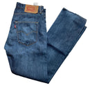 Levis 501 Baggy Navy Distressed Jeans (34W)