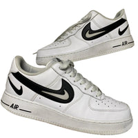 Nike Air Force 1 White and Black (UK 10)
