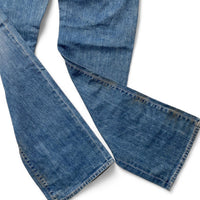 True Religion Ricky Light Blue and White Stitch Jeans (32W)