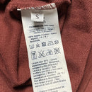 CP Company Burgundy and Black Zip Quarter Zip Jumper (S)