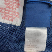 Reebok Navy White and Blue Shell Trackpant Bottoms (S)