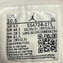 Jordan 1 Mid Beige and White High Trainers (UK 9.5)
