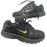 Nike P-6000 Black and Gold Trainers (UK 6)