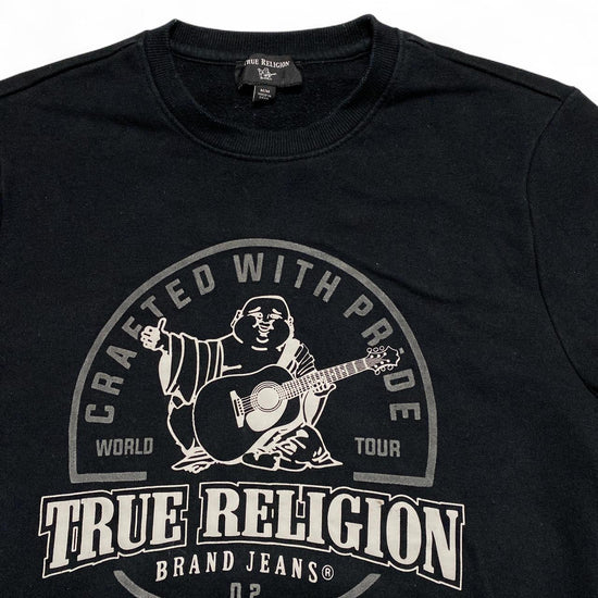True Religion Black and White Jumper