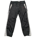 Nike Vintage y2k Grey White and Red Swoosh Shell Trackpant Bottoms (S)