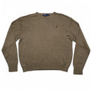 Polo Ralph Lauren Cream and Green Jumper