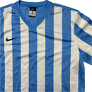 Nike Blue and White Stripe Football Jersey (L)