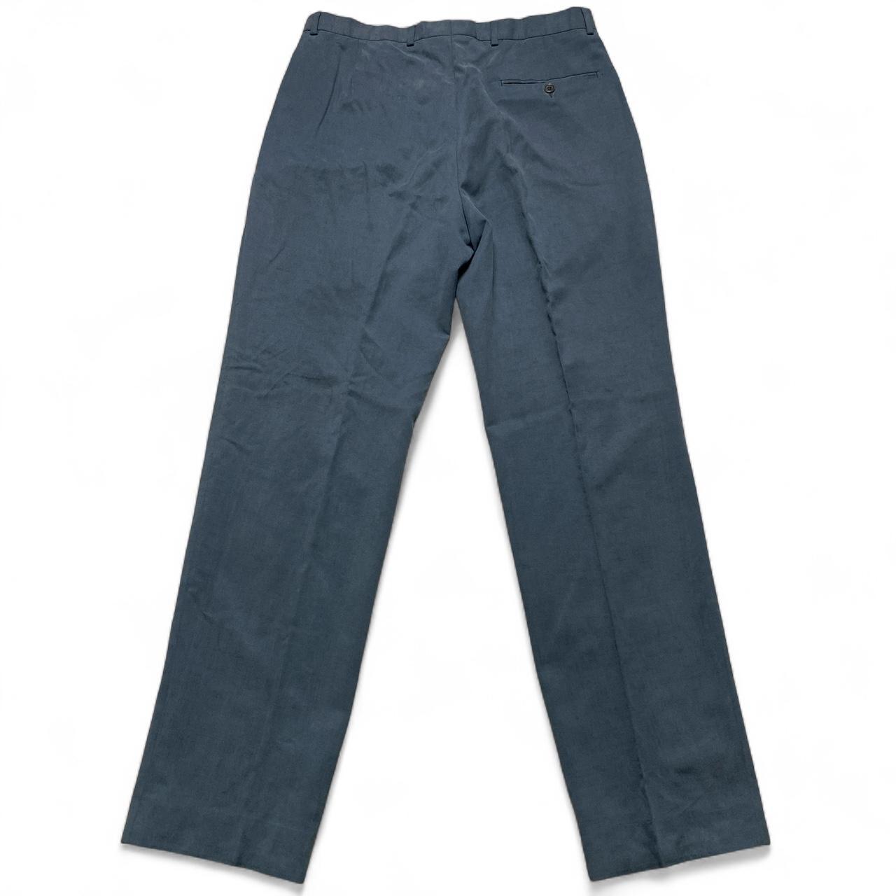 Jaegar Blue Full Suit Jacket and Trousers Two Piece (L)