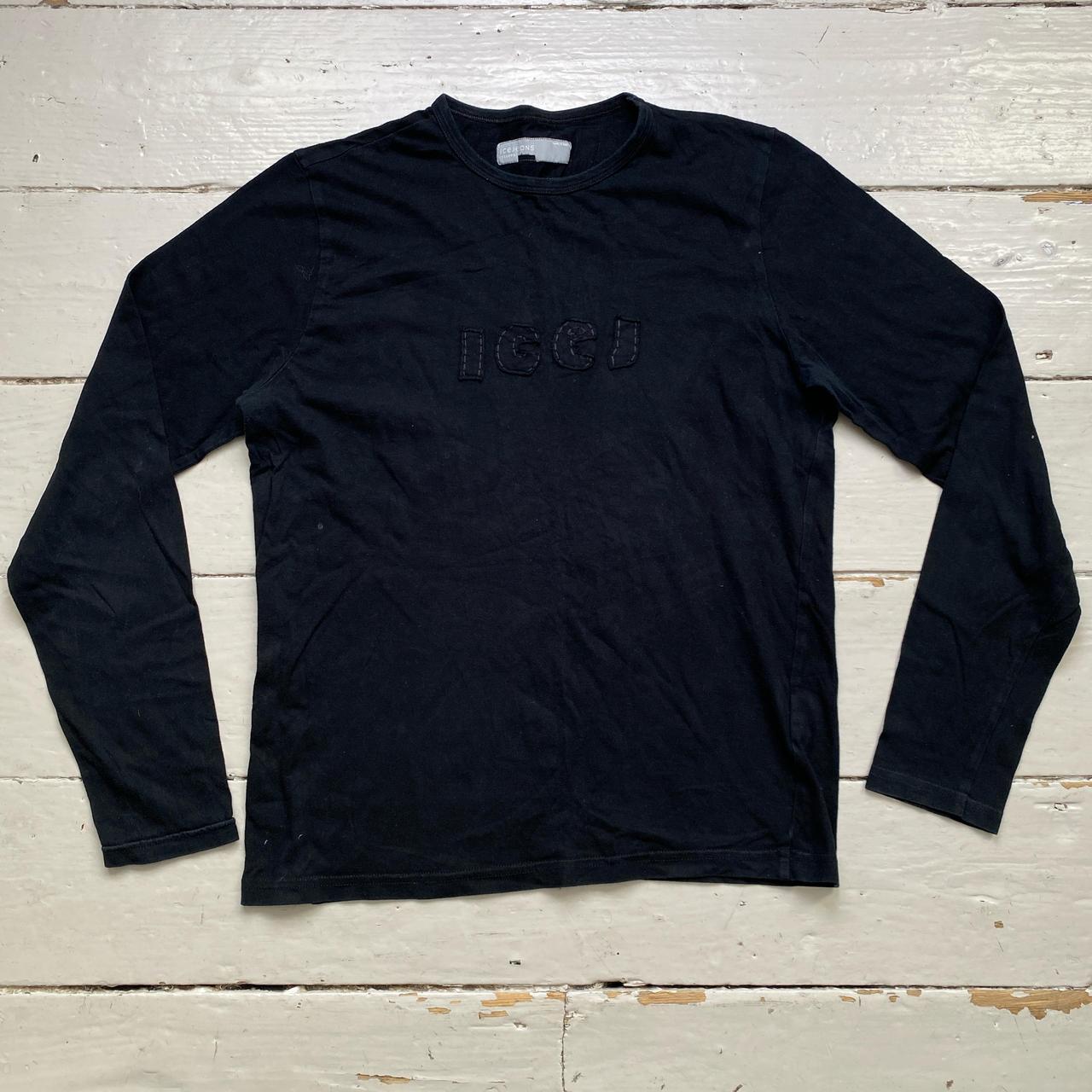 Iceberg ICE J Black Long Sleeve T Shirt