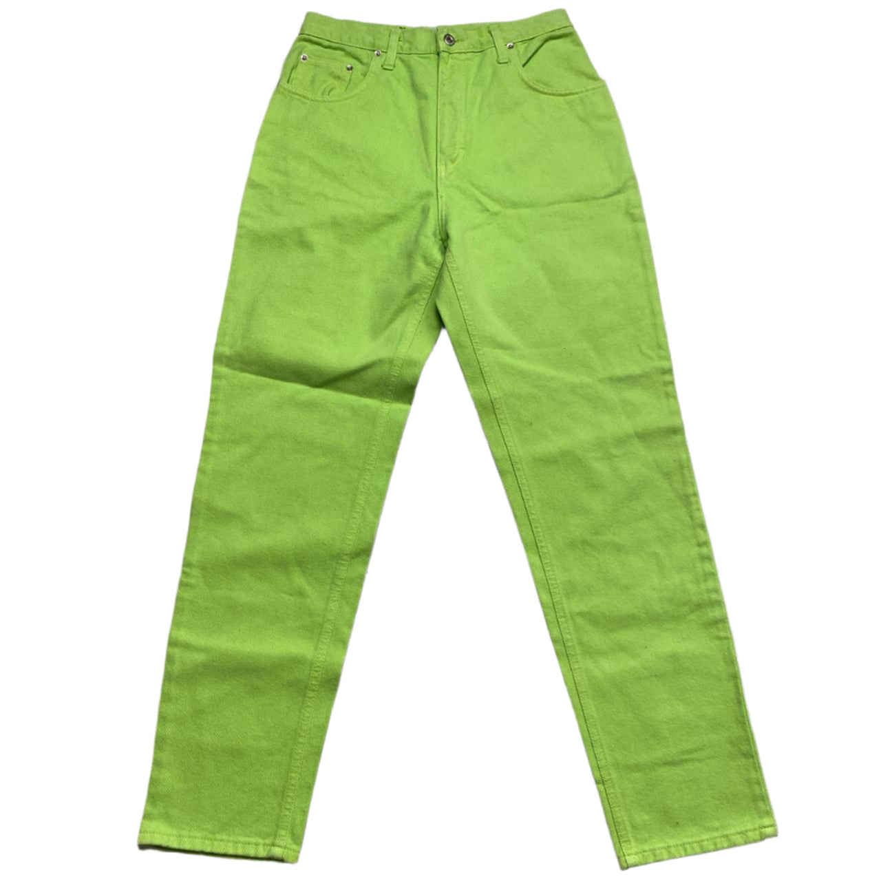 Dolce and Gabbana Lime Green Vintage Jeans (14)