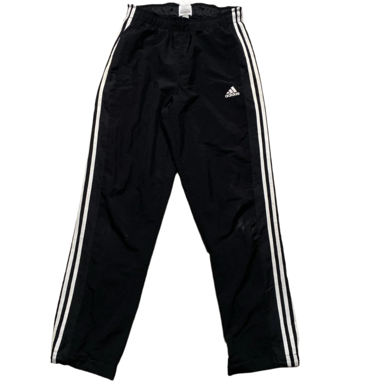 Adidas Climalite Sports Essentials Black and White Shell Trackpant Baggy Bottoms (M)