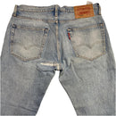 Levis Hi Ball Vintage Light Blue Distressed Jeans (34W)