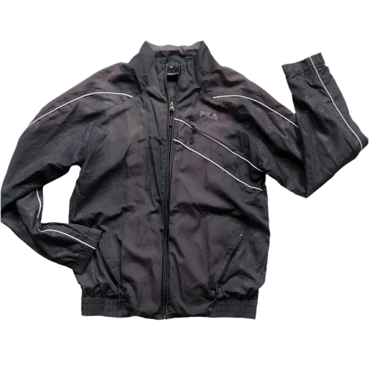 Fila Monogram Black Windbreaker (M)