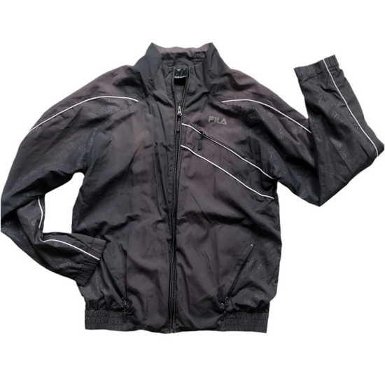 Fila Monogram Black Windbreaker (M)