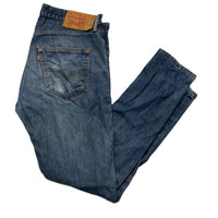Levis 501 Blue Straight Fit Jeans (32W)