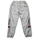 Reebok Light Grey White Shell Trackpant Baggy Bottoms (L)