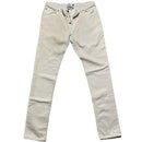 Dolce & Gabbana White and Silver Plaque Jeans (W 34)