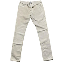 Dolce & Gabbana White and Silver Plaque Jeans (W 34)