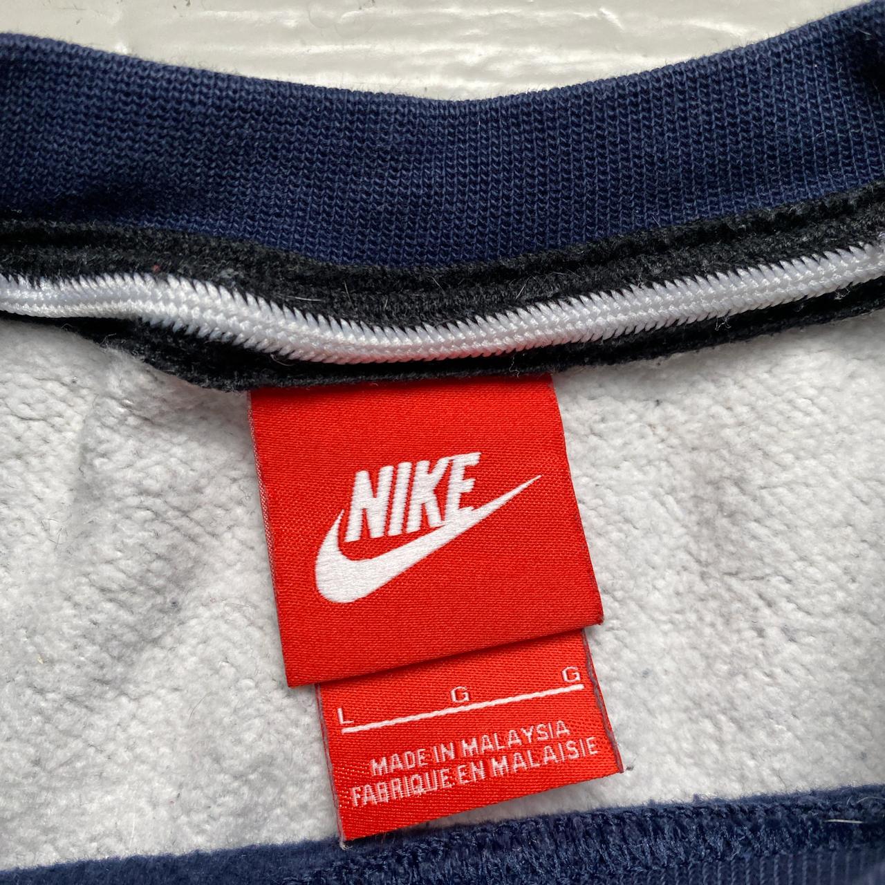 Nike Air Navy Blue and Grey Jumper