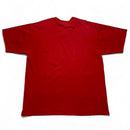 Nike Vintage 90’s Swoosh Oval Graphic Red and Silver T Shirt (XL)