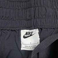 Nike Black and White Baggy Shell Trackpant Parachute Bottoms (M)