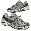 Asics GT-2160 Silver White and Green Womens Trainers (UK 5)