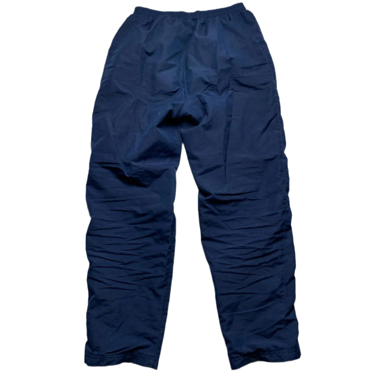 Umbro Navy and White Shell Trackpant Bottoms (S)